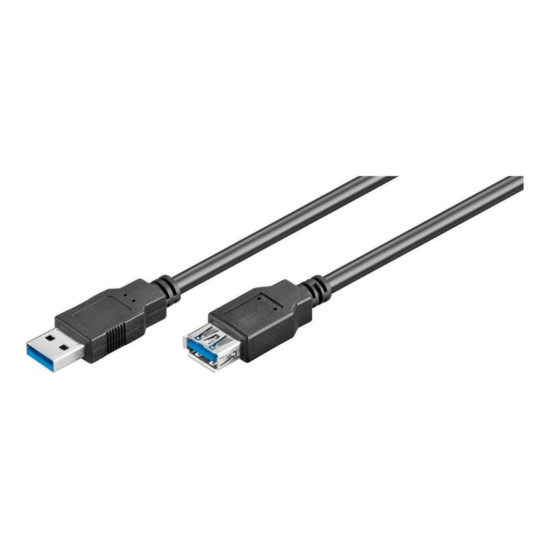 Image of Cavo USB Ewent EC1008 USB 3.2 Gen 1 maschio/femmina nero da 1,8 m cod079