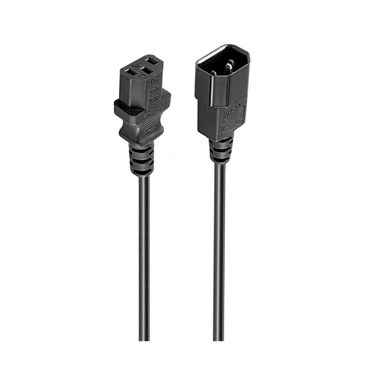 Image of Cavo Prolunga Ewent Ew1914 Schuko Iec C13 3m Nero cod079