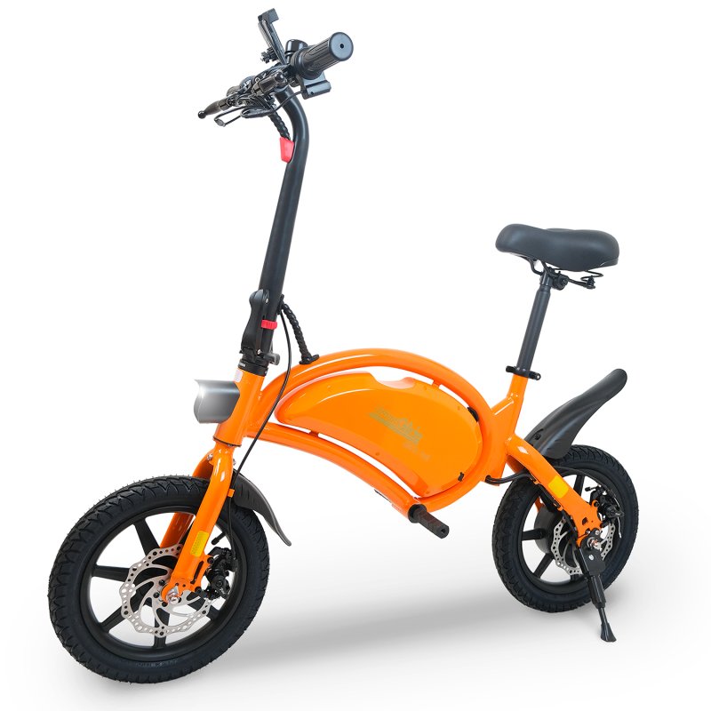 Image of Bicicletta elettrica UrbanGlide eBike 140 14″ 250W 25km/h Bluetooth LED arancione Disc cod079