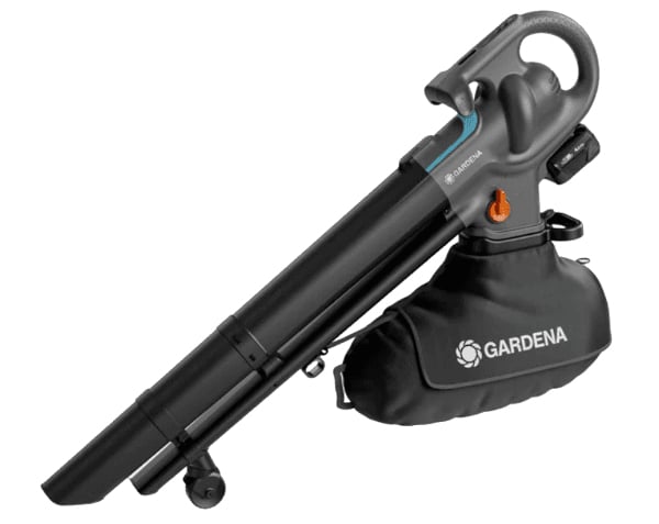 Image of Soffiatore manuale Gardena PowerJet 18V P4A 19V agli ioni di litio, soffiaggio/aspirazione, 2,5 Ah cod079
