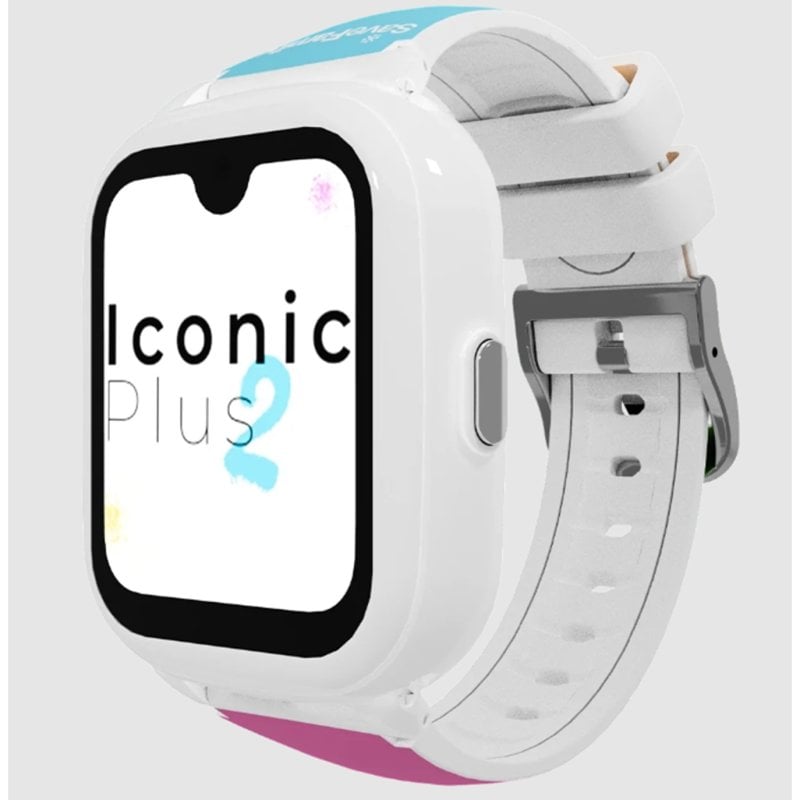 Smartwatch SaveFamily Iconic Plus 2 4G GPS WiFi com desbloqueio facial, WhatsApp e saúde infantil