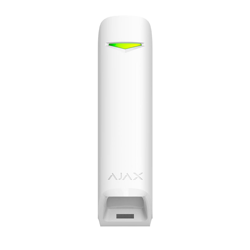 Image of Rilevatore di movimento a tenda Ajax MotionProtect PIR bianco per interni IP54, angolo 90°, montaggio a parete cod079