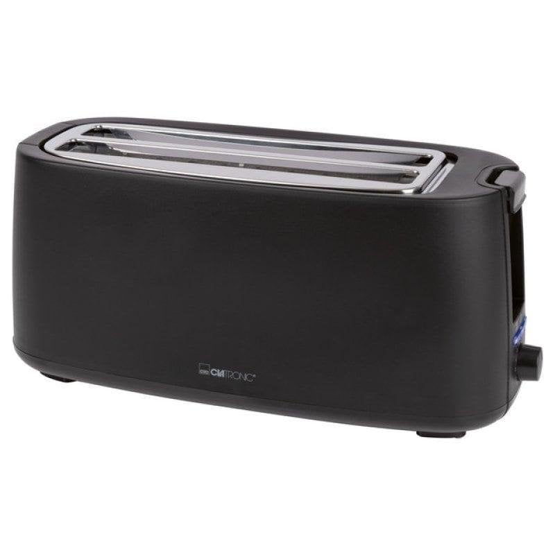 Tostador Clatronic TA 3802 4 ranuras 1400 W Negro