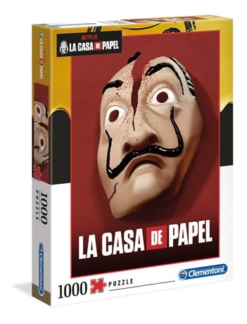 Image of Puzzle Clementoni La casa di carta, 1000 pezzi, per adulti e collezionisti cod079