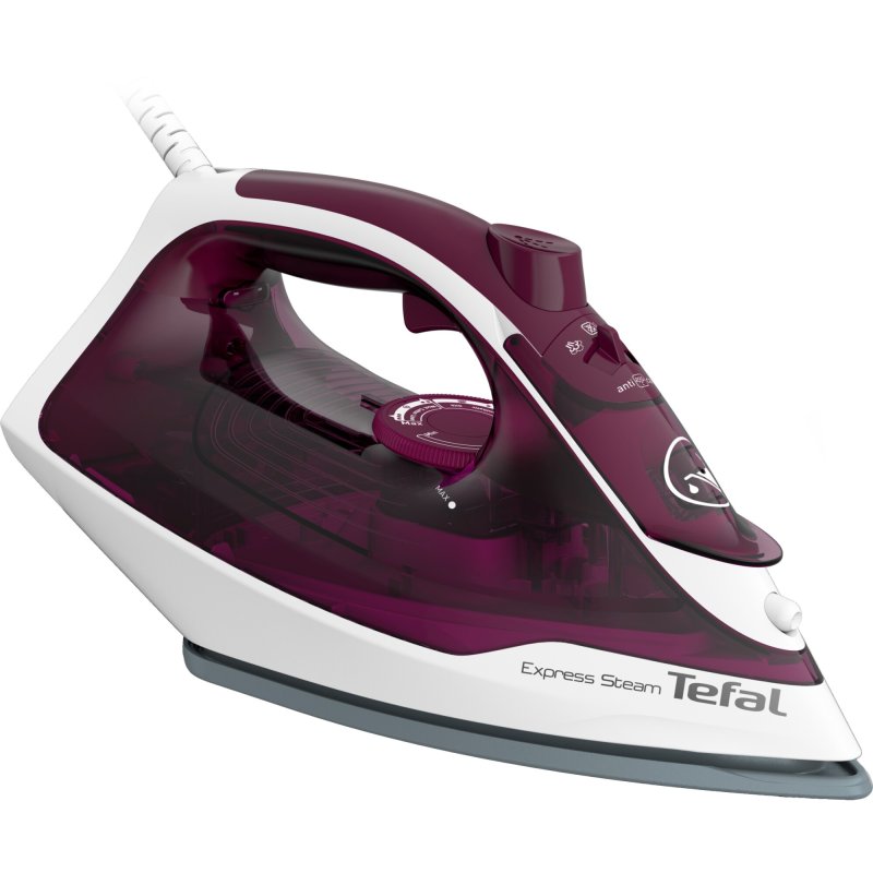 Image of Tefal Express Steam FV2835E0 Ferro da stiro Cerilium 2400W 160g/min 1,9m Viola Bianco cod079