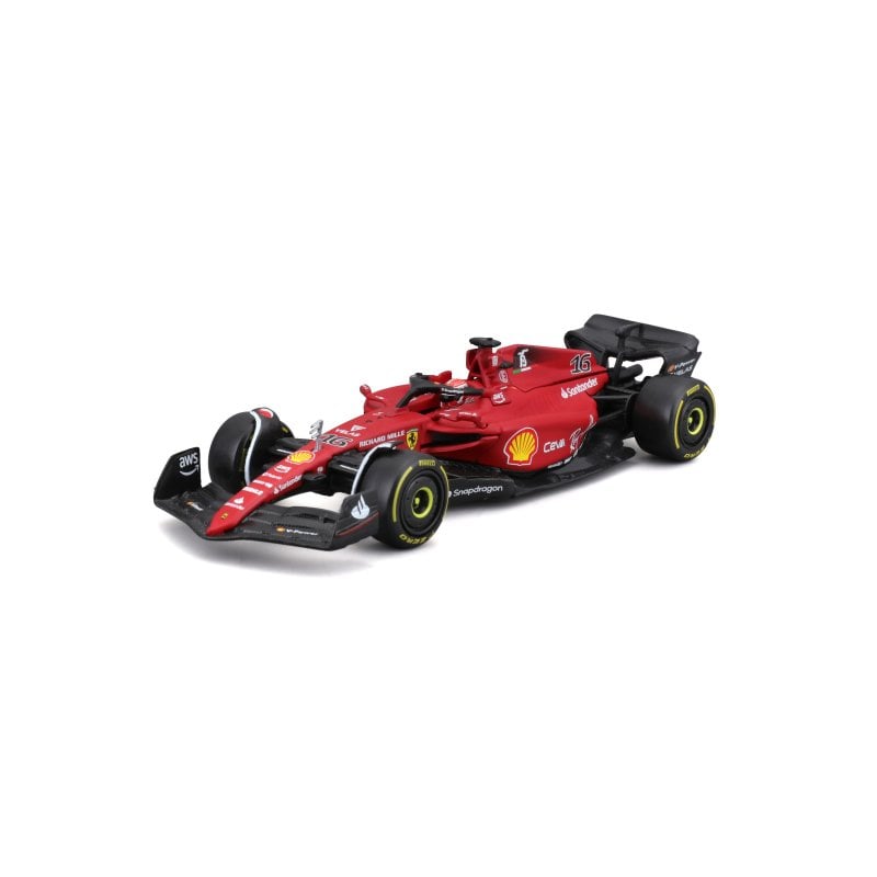Image of BBURAGO Ferrari Racing #16 scala 1:43 modello in metallo e plastica pre-assemblato cod079