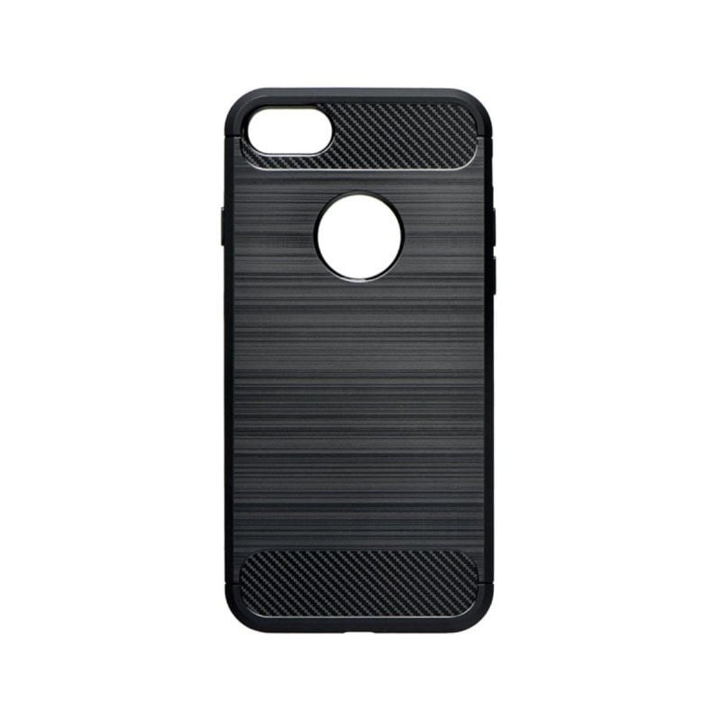 Image of Custodia Forcell in silicone antiscivolo ultrasottile nero per Apple iPhone 7/8 cod079