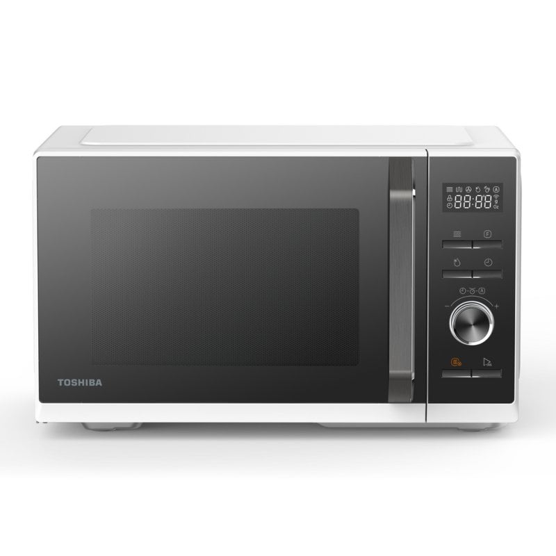 Image of Forno a microonde Toshiba MW3-AC26SF da 26 litri e 2100 W con friggitrice ad aria, grill, convezione, pannello digitale cod079