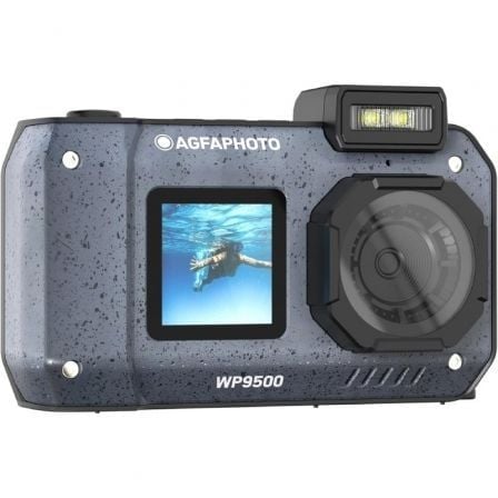Image of AgfaPhoto Realishot WP9500 Fotocamera digitale compatta da 24 MP con zoom digitale 18x, sensore CMOS Ultra HD 5K, impermeabile cod079