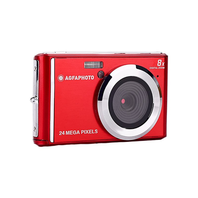 Image of Agfaphoto Realishot DC5500 Fotocamera digitale compatta da 24 MP con zoom digitale 8x, sensore CMOS, autoscatto, flash cod079