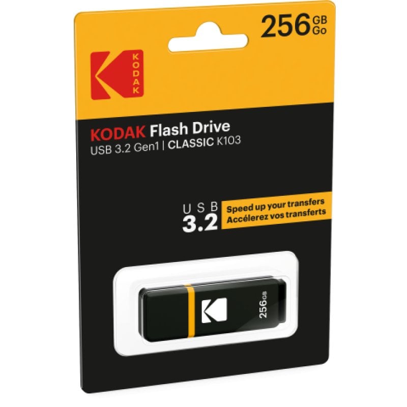 Image of Kodak K100 256 GB USB 3.1 Flash Drive, ultraveloce, compatta e resistente cod079