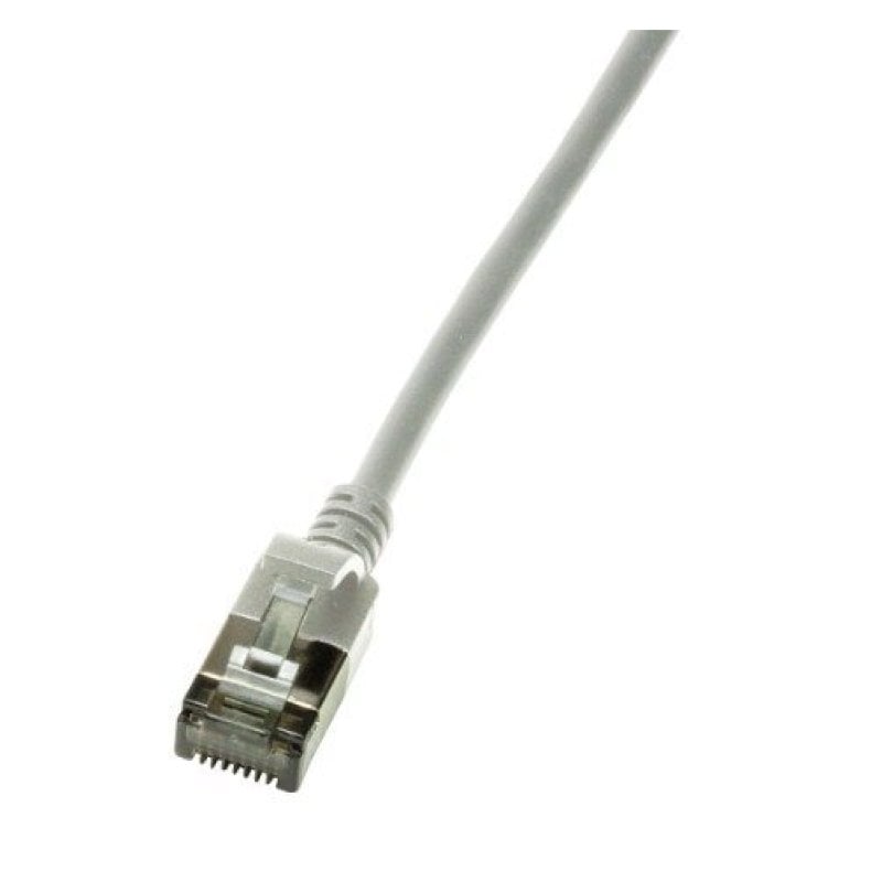 Image of Cavo Ethernet Cat6 Grigio 1m - Velocità 10 Gbps - Design Sottile e Flessibile - Compatibile con Tutti i Dispositivi Ethernet - Perfetto per una Connessione Internet Veloce e Stabile - Logilink cod079
