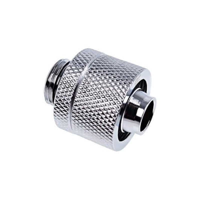 Image of Attacco girevole cromato Alphacool per raffrossodamento a liquido 16/10 mm G1/4 in ottone cromato cod079