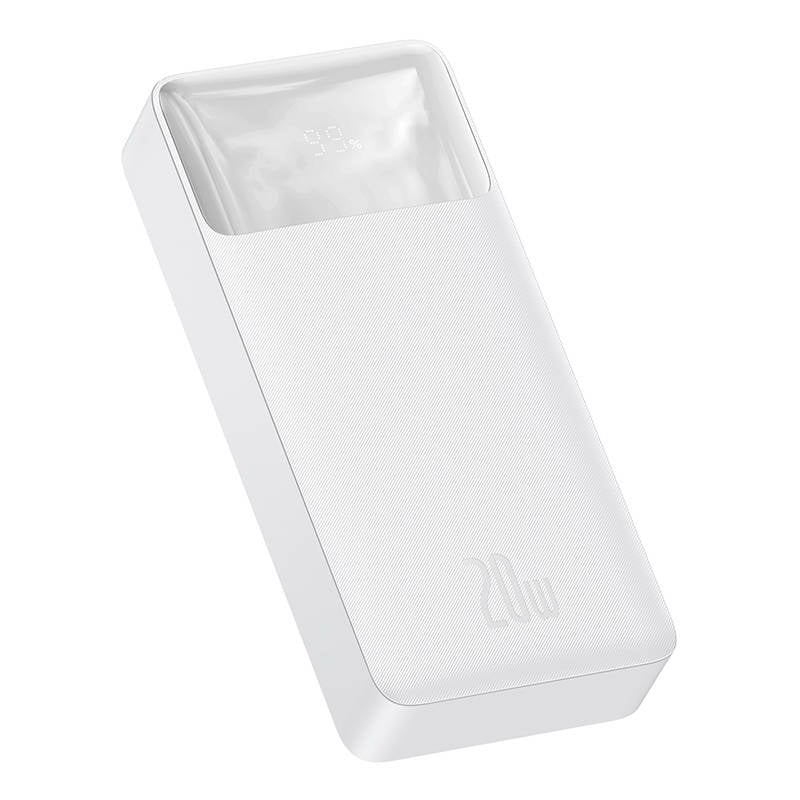 Image of Power bank Baseus Bipow 20000mAh 20W Bianco ricarica rapida Adaptive Fast Charging FCP cod079
