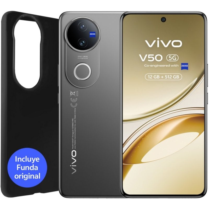 Image of Smartphone Vivo V50 5G 12 GB/512 GB 6,77" AMOLED 6000 mAh Nero cod079