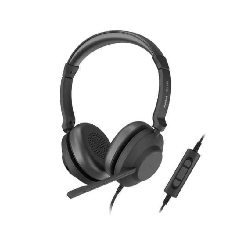 Image of Cuffie cablate Axtel USB-A con microfono e cancellazione del rumore stereo cod079