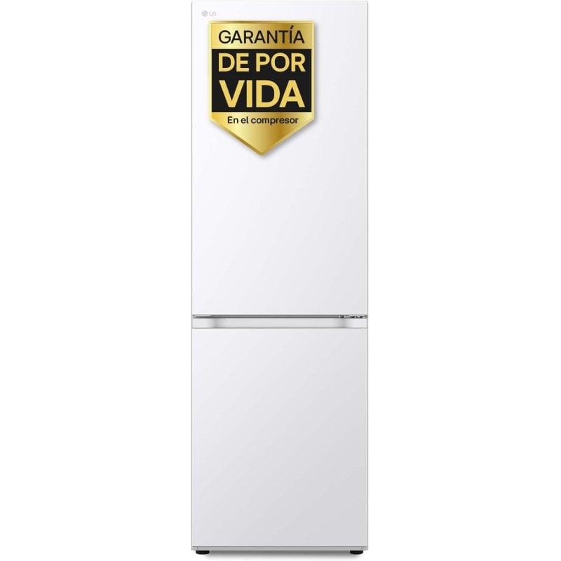 Image of Frigorifero combinato LG 186cm 374L D Bianco Porta Raffrossodamento + Raffrossodamento lineare cod079
