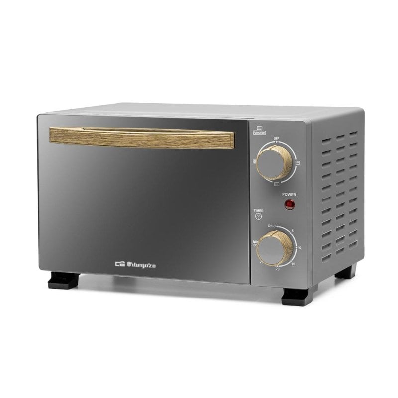 Image of Forno elettrico Orbegozo HO 995 da 10 litri grigio con doppio vetro e timer cod079
