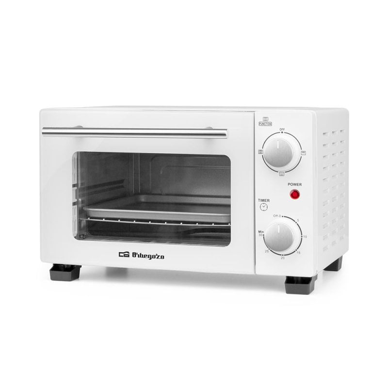 Image of Forno elettrico Orbegozo HO 975 10L bianco con timer e doppio vetro cod079