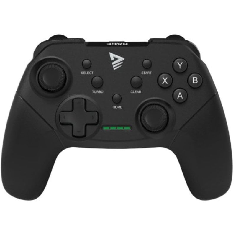 Image of Gamepad wireless Savio Rage W per PC, PS3, 16 pulsanti, USB-C, 8-10 ore di gioco, nero cod079