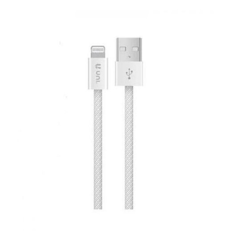 Image of Cavo Lightning UNICO CB1428 1m USB-A PVC 3.4A Bianco Compatibile Apple cod079
