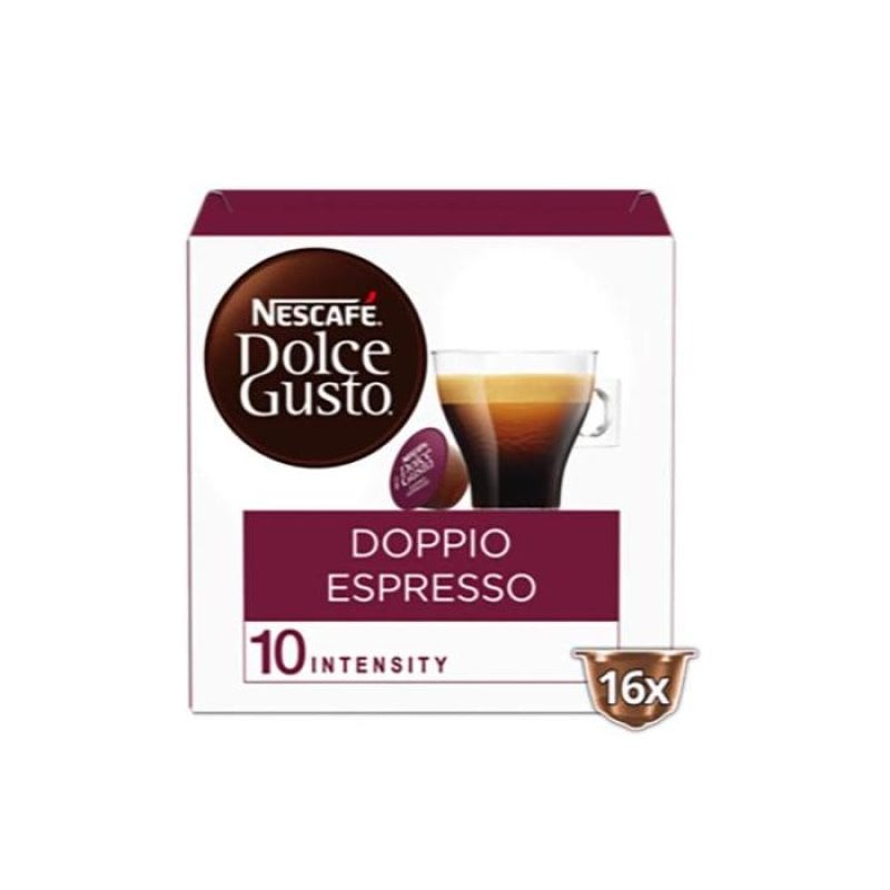 Café Dolce Gusto Doppio + 2x Intenso Cápsulas Sabor Potente para Baristas