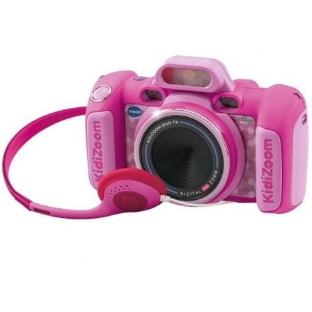 Image of Fotocamera digitale VTech Kidizoom Duo FX rosa da 8 MP con zoom ottico 4x, selfie e giochi cod079