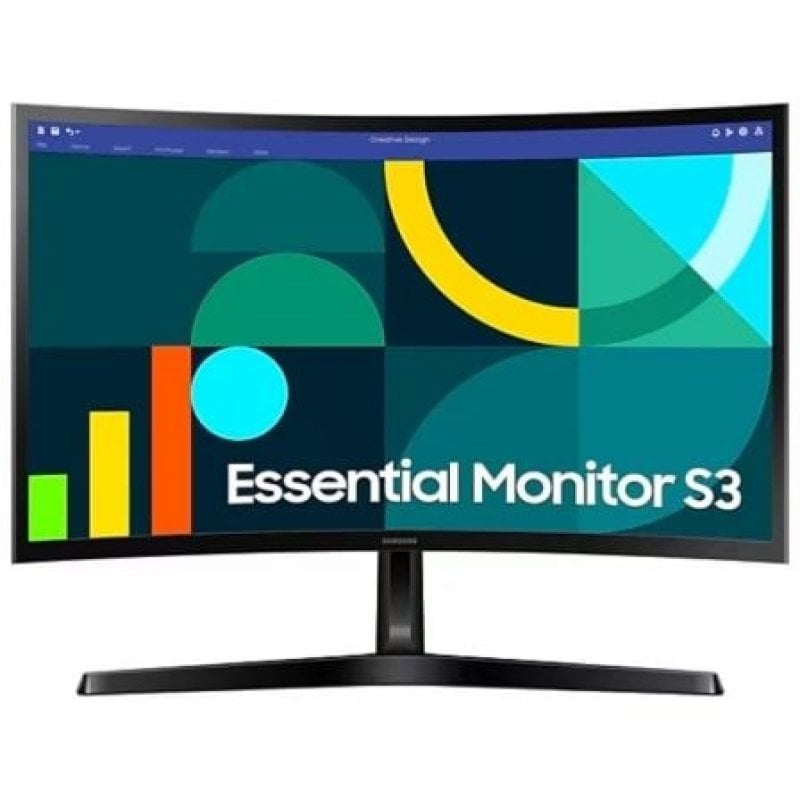 Image of Monitor Samsung 24″ 1920x1080 100Hz VA Curvo 1800R Modalità Eye Saver VESA cod079