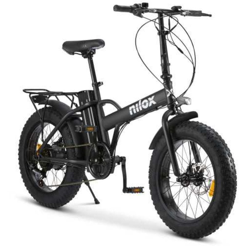 Image of Bicicletta elettrica Nilox X5 PRO 20 pollici 10000 mAh autonomia 60 km nera cod079