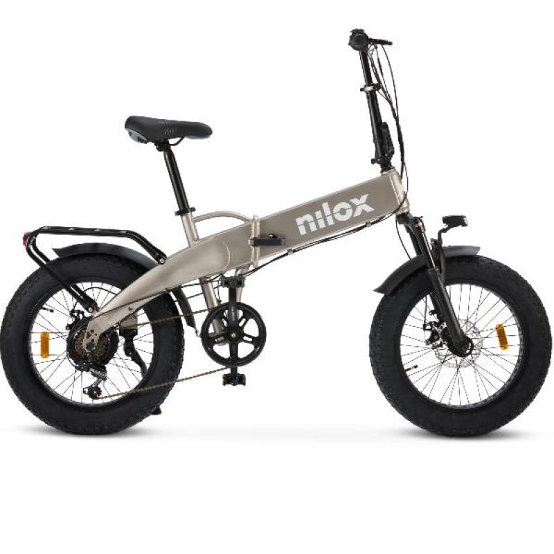 Image of Bicicletta elettrica pieghevole Nilox NXEBX10GR, 13 Ah, 36 V, autonomia 70 km, alluminio, LCD cod079