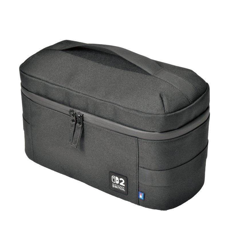 Image of Custodia da viaggio Hori Compact Carry All per Nintendo Switch, Switch 2 e OLED, nera con maniglia cod079