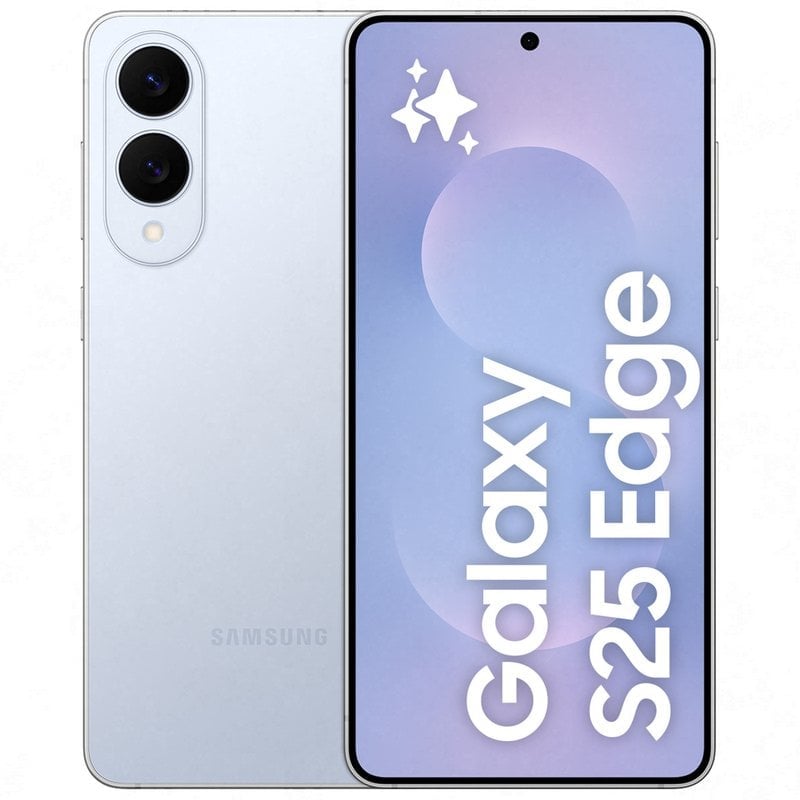 Image of Samsung Galaxy S25 Edge 5G, telefono cellulare ultrasottile con Galaxy AI, 6,7" 512 GB, versione importata, colore blu Titanium cod079