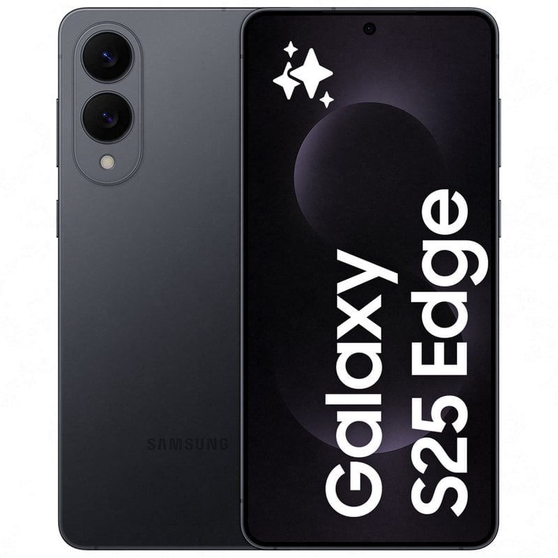 Image of Samsung Galaxy S25 Edge 5G, telefono cellulare ultrasottile con Galaxy AI, 6,7" 512 GB, versione importata, colore nero Titanium cod079