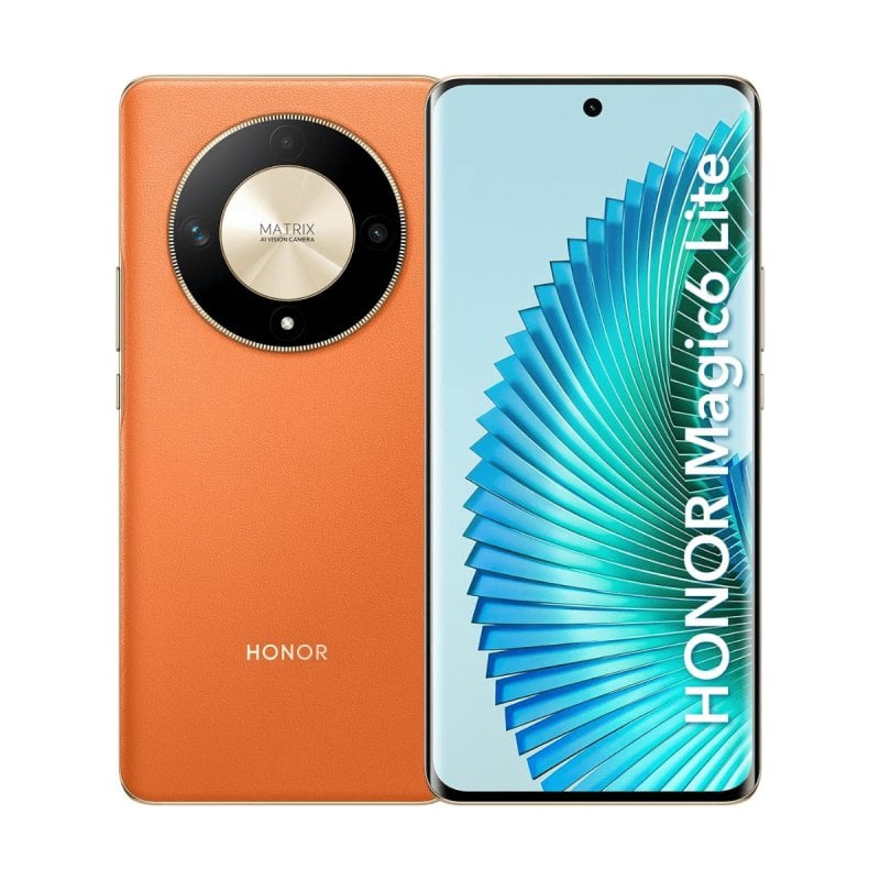 Honor Magic6 Lite 5G 17,2 cm (6.78") Double SIM Android 13 USB Type-C 8 Go 256 Go 5300 mAh Orange