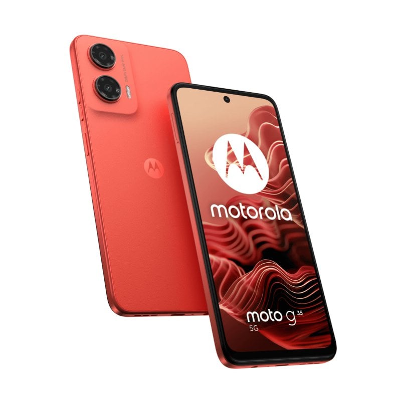 Image of Motorola Moto G35 4GB 128GB 5G Dolby Atmos Gorilla Glass Rosso cod079