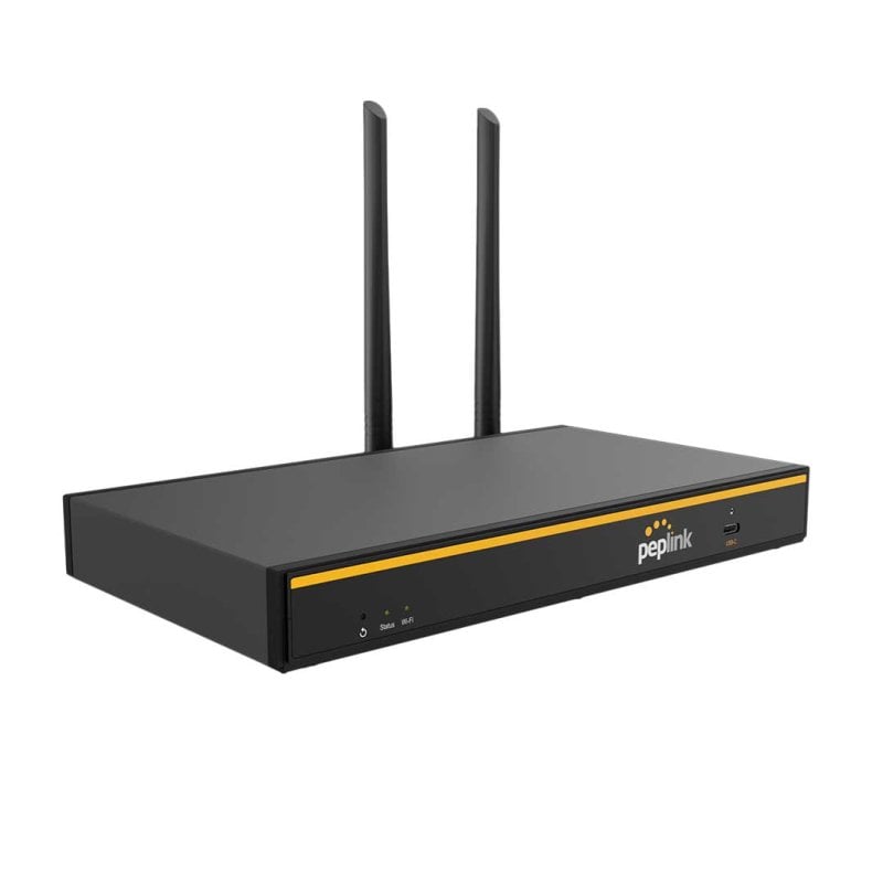 Image of Router per auto/casa Peplink B One Dual WAN WiFi 6 1 Gbps LAN/USB Captive Portal cod079