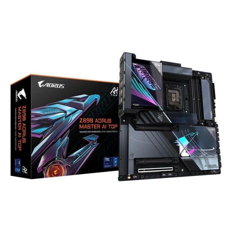 GIGABYTE Carte m&egrave;re  Z890 AORUS MASTER AI TOP Intel Z890 LGA1851 DDR5 E-ATX WiFi 7 Thunderbolt 4