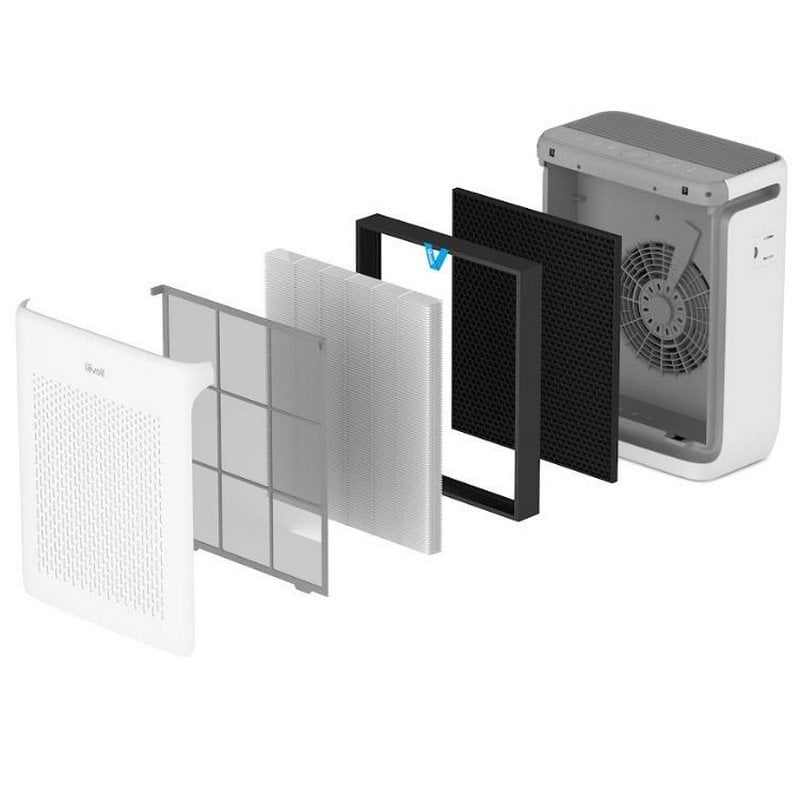 Levoit Vital 100 Luftreiniger, 3-stufiges HEPA-Filtersystem und waschbarer Kohle-Vorfilter