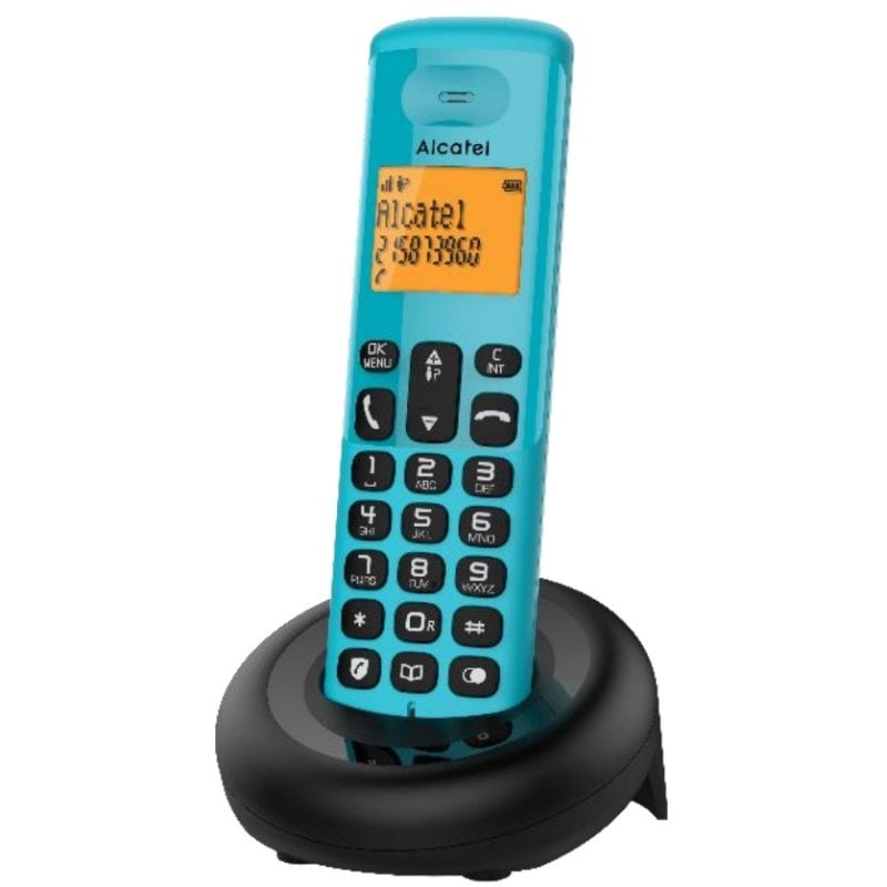 Image of Telefono DECT Alcatel Schermo Nero/Verde 2 Linee 10 Melodie 50 Contatti cod079