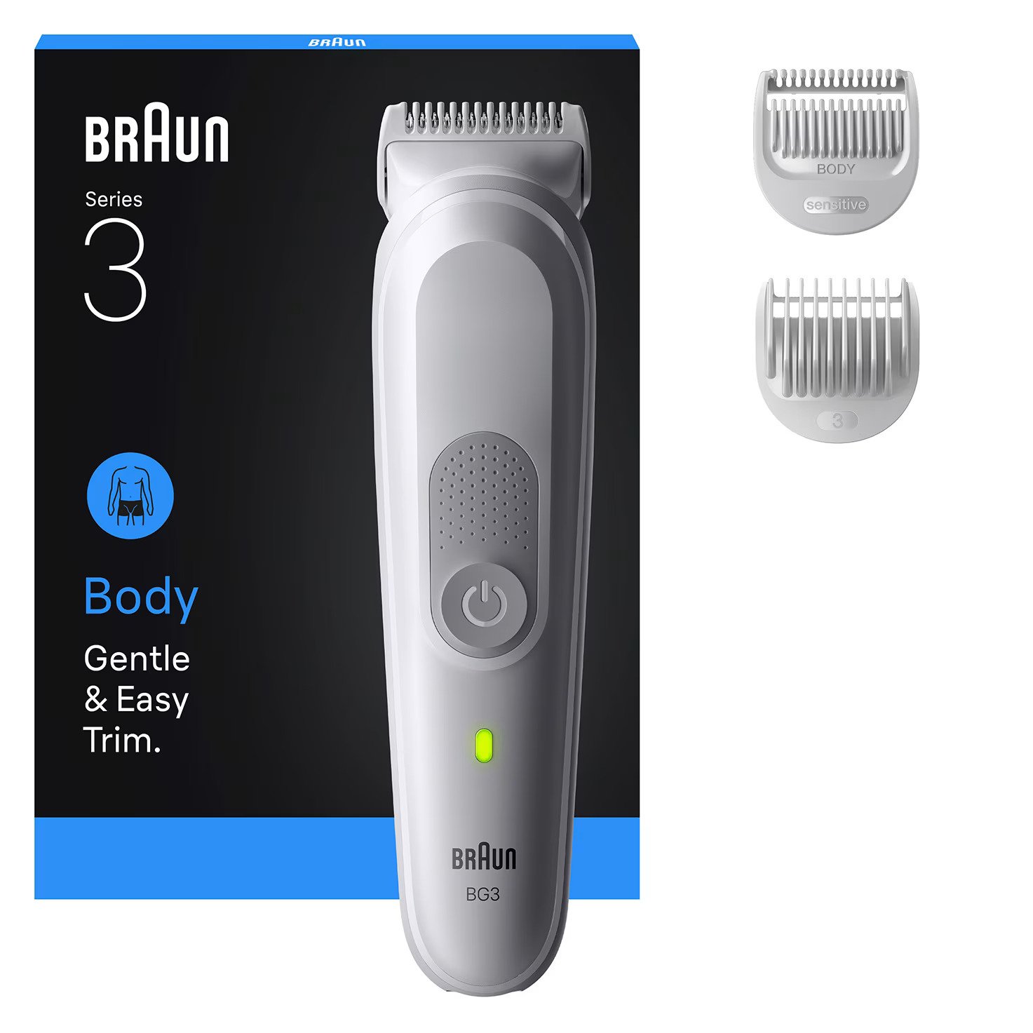 Image of Rasoio senza fili Braun Series 3 BG3530, batteria NiMH, autonomia 80 minuti, impermeabile cod079