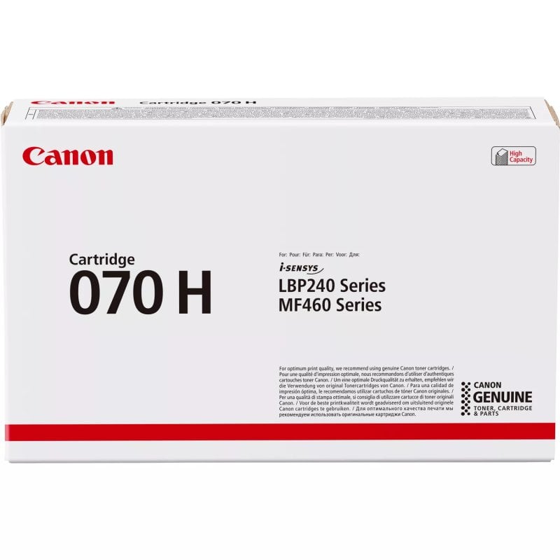 Image of Cartuccia toner originale Canon 070H ad alta capacità nera 10200 pagine i-SENSYS cod079