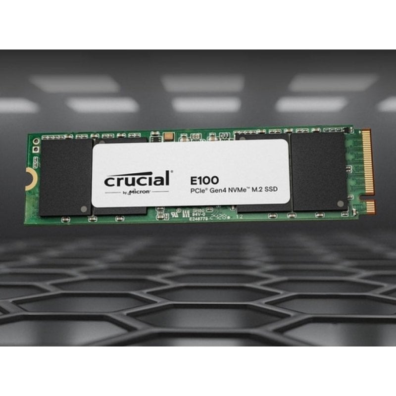 Disco Rígido Crucial E100 SSD 1TB M.2 NVMe PCIe 4.0 5000MB/s