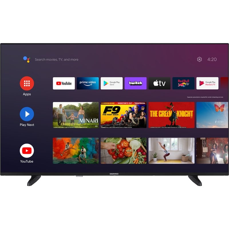 Image of TV Daewoo 43DM62QA QLED 43" UltraHD 4K Android TV televisore HDR Dolby Vision Direct-LED Smart TV cod079