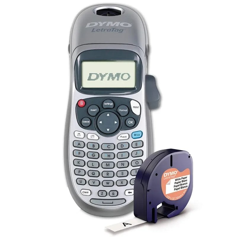 Image of Stampante termica diretta wireless Dymo con schermo LCD e pulsanti ABC in argento cod079