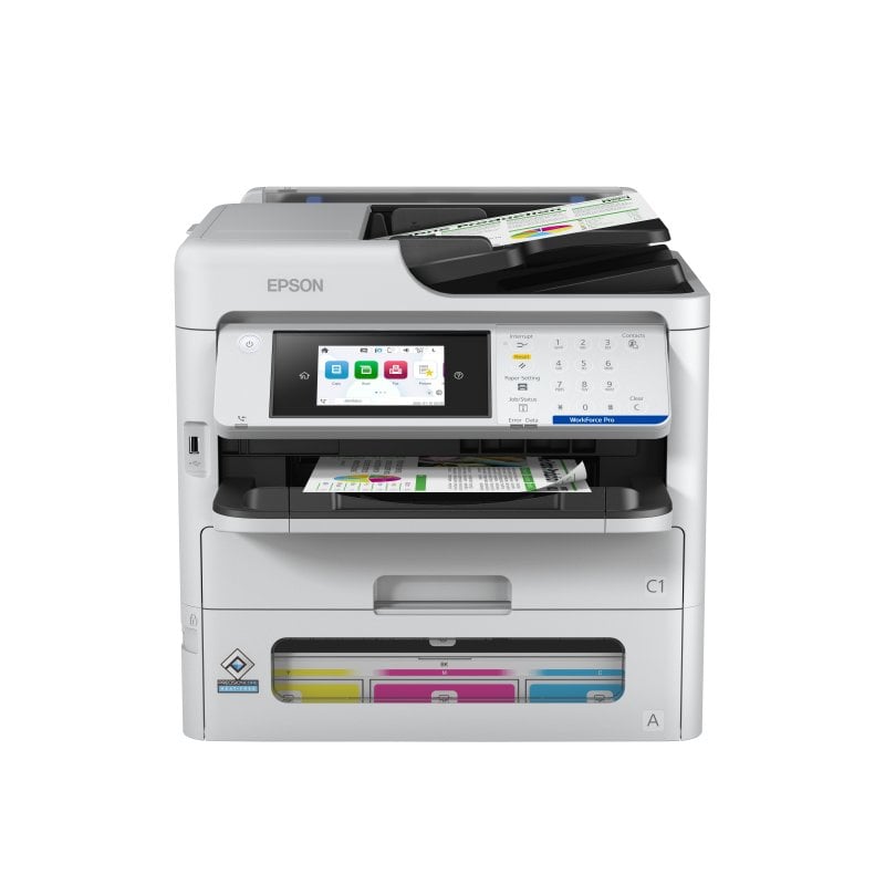 Image of Stampante multifunzione Epson Inkjet Color WorkForce Pro EM-C800RDWF con sicurezza fronte-retro Wi-Fi cod079