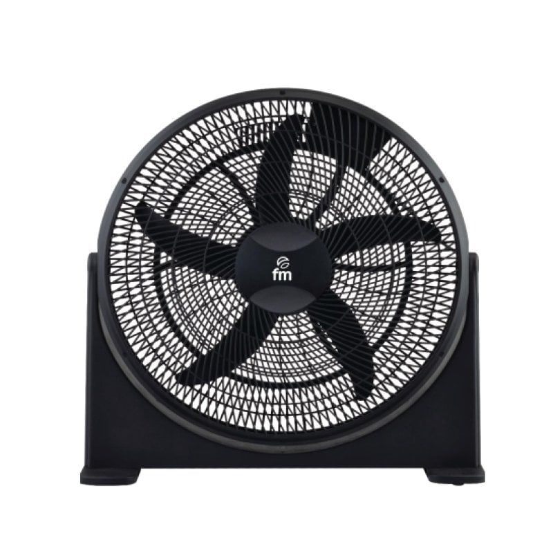 Image of Ventilatore con pale FM Heating Nero 5 pale 3 velocità 120W pavimento/soffitto cod079