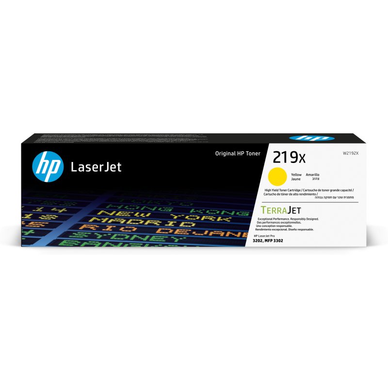 Image of Cartuccia toner originale ad alta capacità HP 219XL TerraJet Giallo, 2500 pagine cod079
