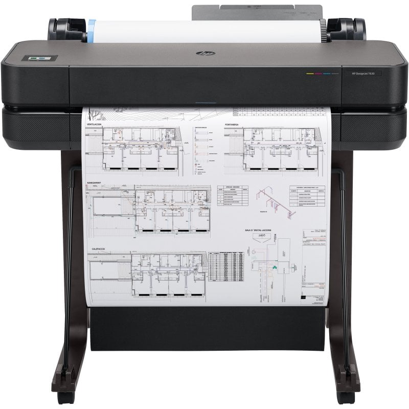 Image of Stampante a getto Inkjet Wi-Fi HP con taglio fogli e formato A1 per ufficio tecnico cod079