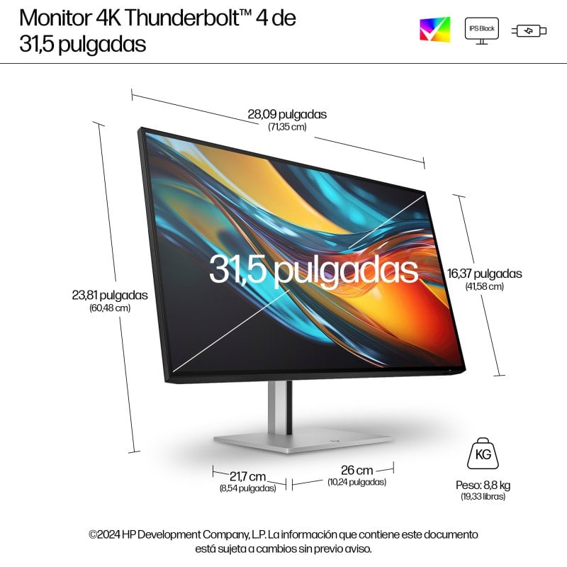 HP 4K UHD IPSモニター DisplayHDR 400 Monitor HP Series 7 Pro 31.5