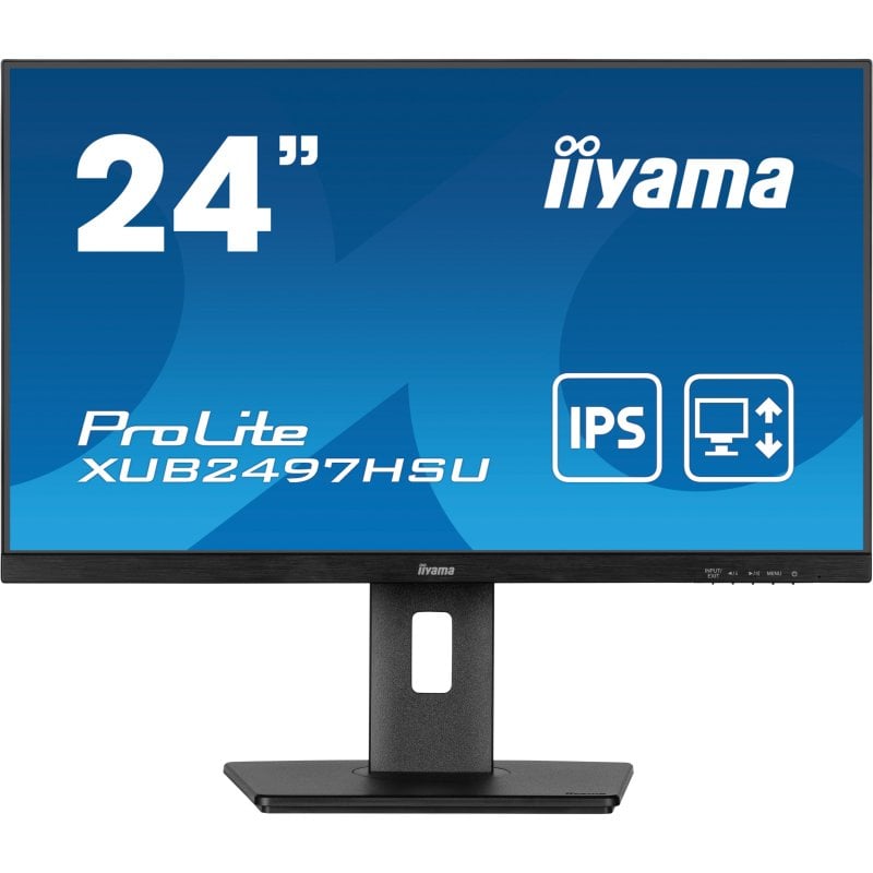 Image of Monitor iiyama 24″ 1080p 100Hz IPS Altoparlanti regolabili AdaptiveSync USB HDMI DP cod079